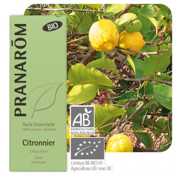 Huile essentielle Citronnier Pranarom 10mL