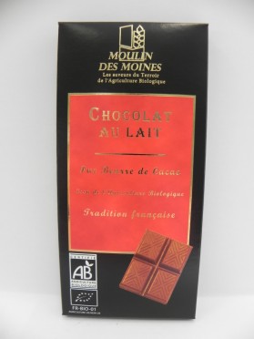 Chocolat au lait Moulin des Moines 100g