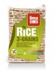 Lima Galettes de riz 3 céréales fines
